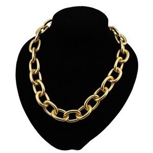 Adorable Chunky Link Gold Necklace-SALE