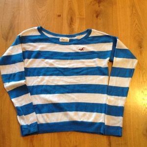 Hollister striped long sleeve sweater
