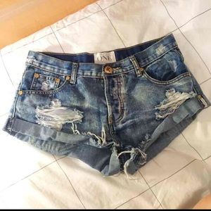 One Teaspoon Mustang Bandit shorts