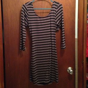 Fall dress with cute back