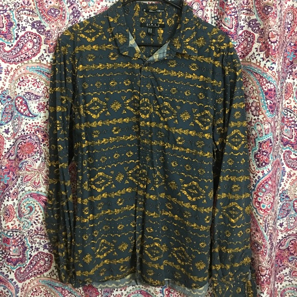 Tribal print button up!