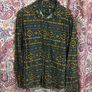 Tribal print button up!