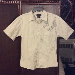 Men's Oakley Short Sleeve Button Down Shirt - Sz M