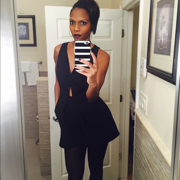 Revolve black romper