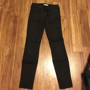 Faded black Bullhead skinny jeans