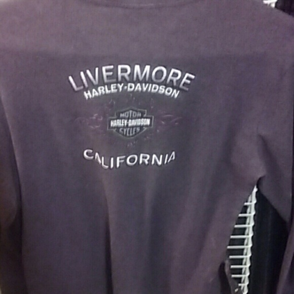 Harley Davidson purple cardigan - Picture 2 of 3