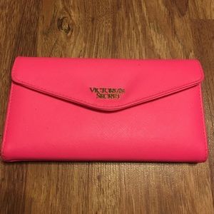 Hot pink Victoria Secret wallet