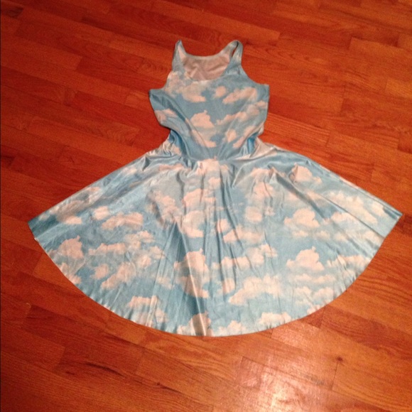 Cloud print dress