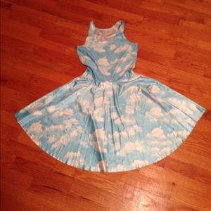 Cloud print dress