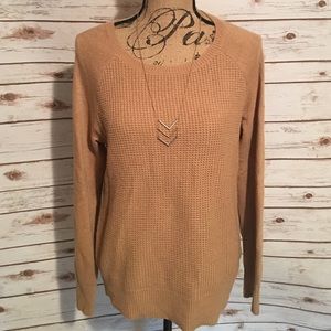 JCrew waffle knit sweater