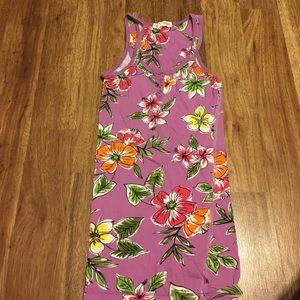 Purple flower tank top