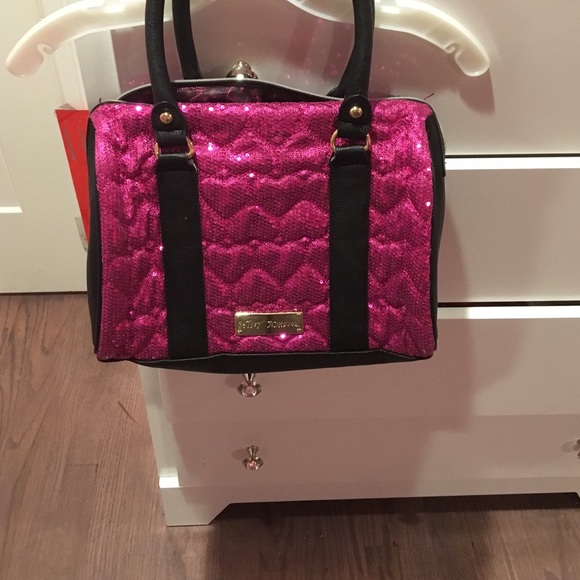 Betsy Johnson sequin bag