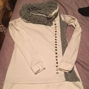 Cowl neck sweater