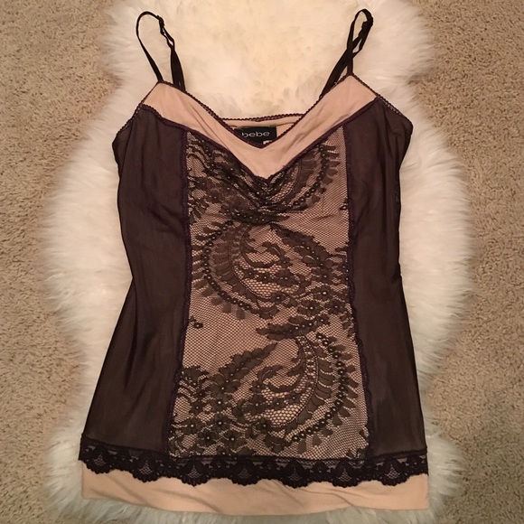 bebe lace top