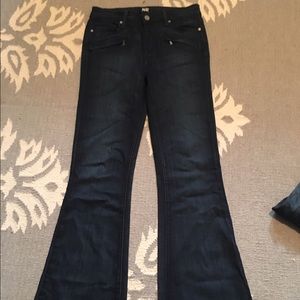 Paige High Rise Bell Canyon  with front zips