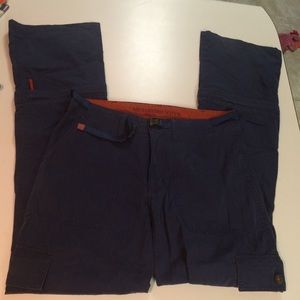 Abercrombie & Fitch navy blue & orange