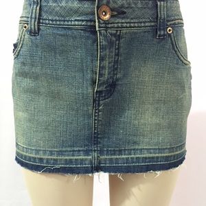 WORN ONCE! Arizona Jean Co Bluejean midi skirt.