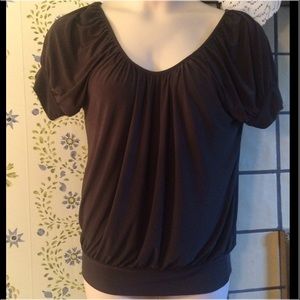 The Limited Brown Stretch Top