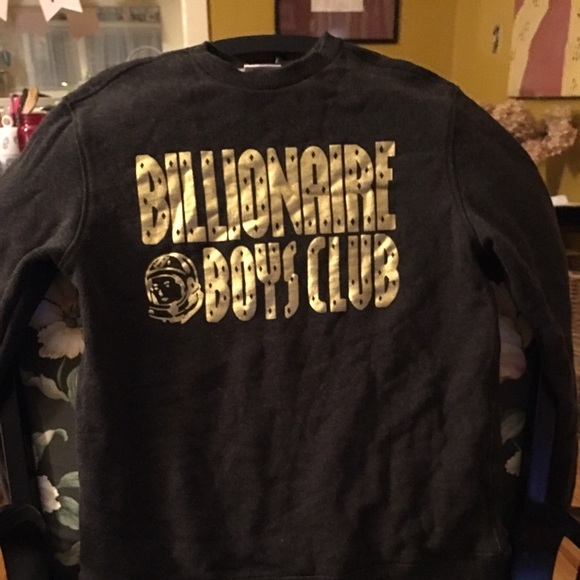 Billionaire Boys Club sweater brown w/ gold detail