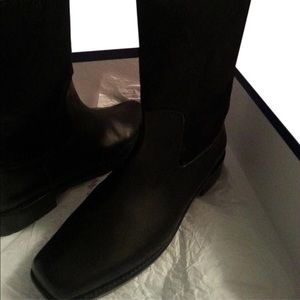 Stuart weitzman calf boots with fur 36