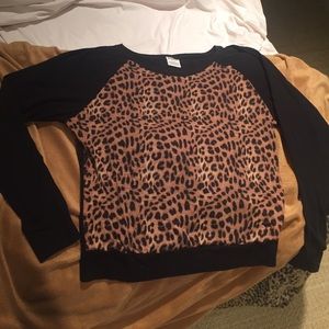 Victoria's Secret Pink long sleeve cheetah