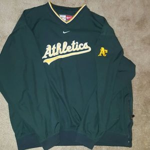 oakland a's mlb windbreaker