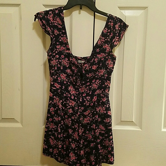 Floral Romper Kimchi Blue