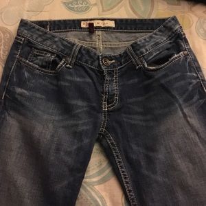 BKE Stella stretch low rise boot cut. 28w 33 1/2l