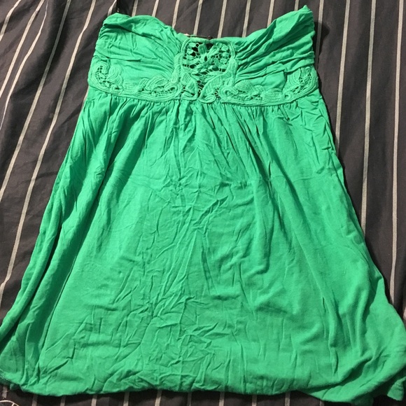 Strapless shirt