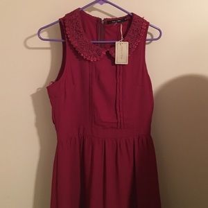 Maroon dress