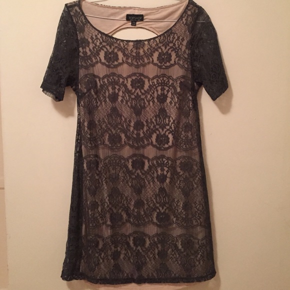 Topshop Lace Dress, cut out back