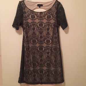 Topshop Lace Dress, cut out back