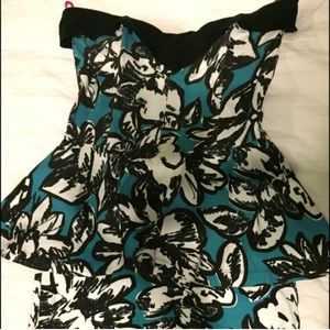 Betsey Johnson Pinup Peplum Dress!