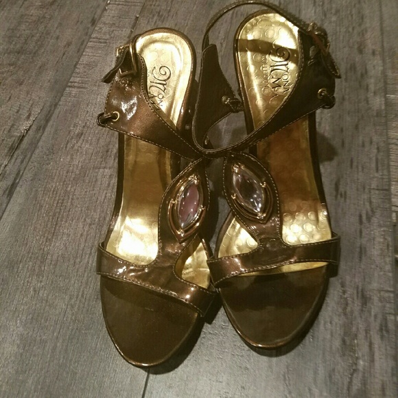 Bronze heels