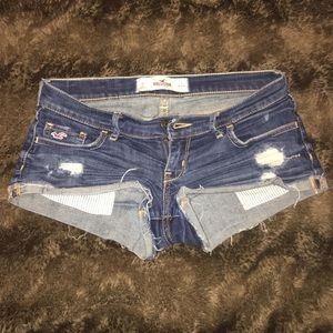 Hollister Dark Denim Shorts
