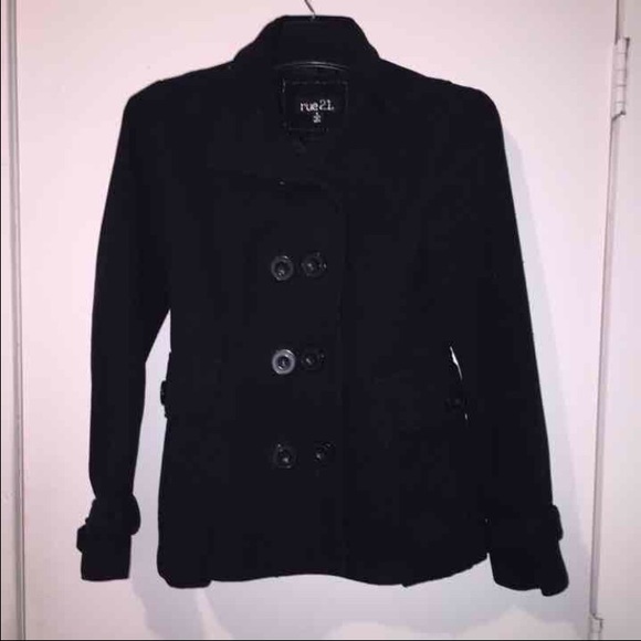 Black Peacoat jacket
