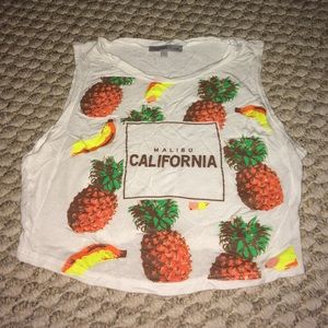 Pineapple crop top