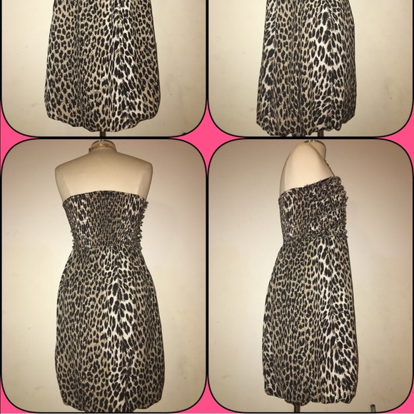Dept BV Strapless Animal Print Dress Sz L..NWT - Picture 2 of 4