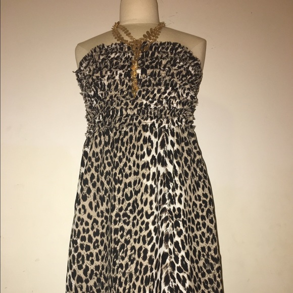 Dept BV Strapless Animal Print Dress Sz L..NWT - Picture 4 of 4