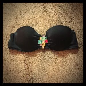 Strapless swim suit top💗