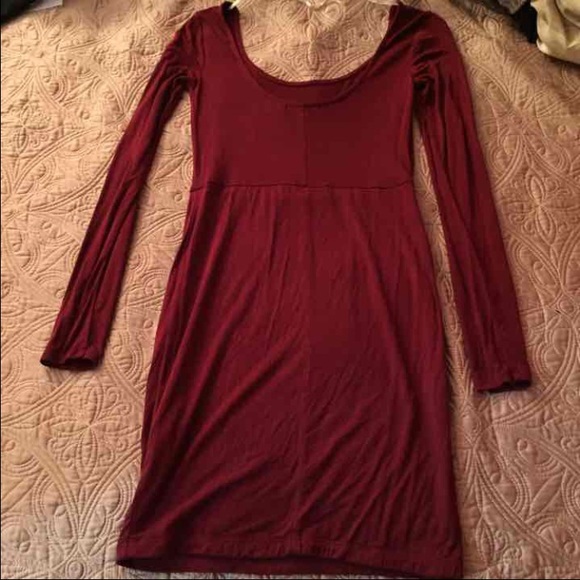 Burgundy bodycon dress - Picture 4 of 4