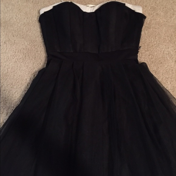 Aqua tulle dress black and white dress sz 2