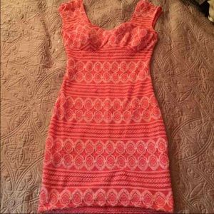 Coral dress