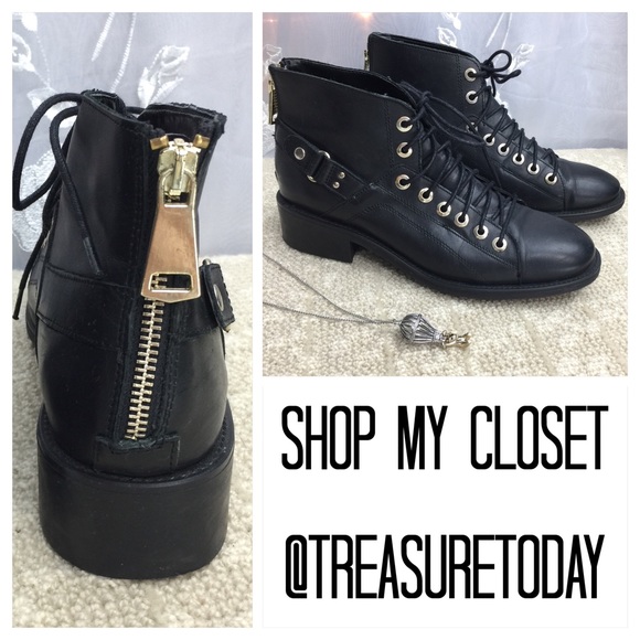 lace up ankle boots with zip