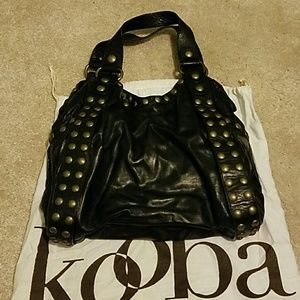 Kooba black with hardware handbag