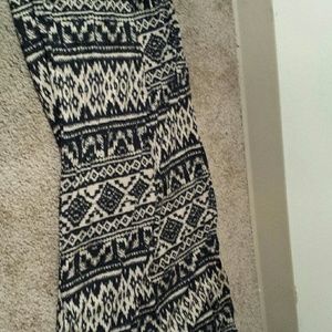 Aztec Print Maxi Skirt