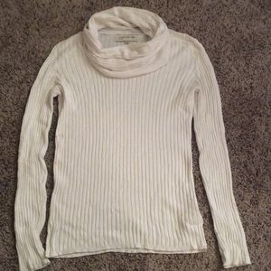 White Cowl Neck Sweater. Jones NY. -Medium