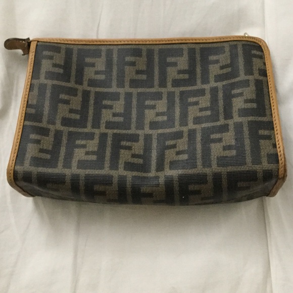 Fendi clutch or cosmetic bag