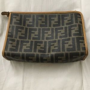 Fendi clutch or cosmetic bag