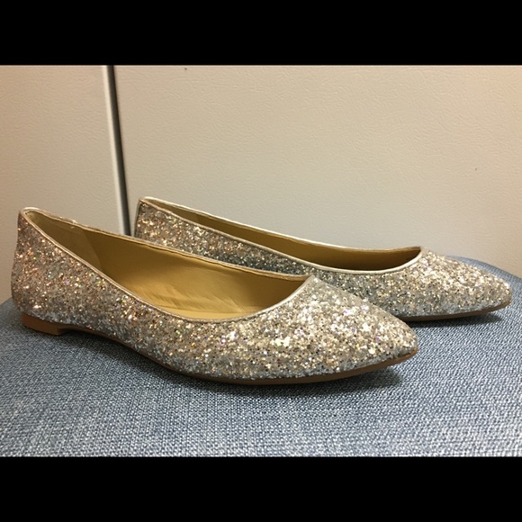Ann Taylor Dawn Glitter Flat